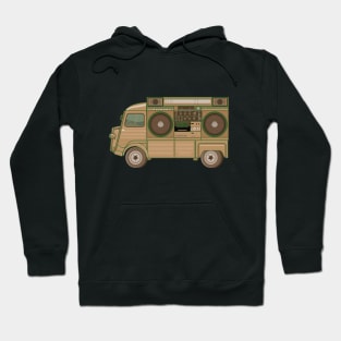 Citroen HY - Boombox Van- Huge Ghettoblaster on a Classic Van. Hoodie